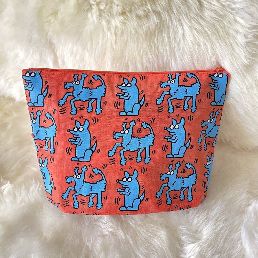NWOT Baggu Go Pouch Large - Keith Haring Pets